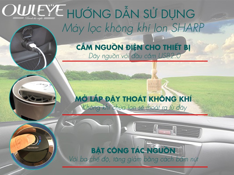 May loc khong khi o to sharp-13