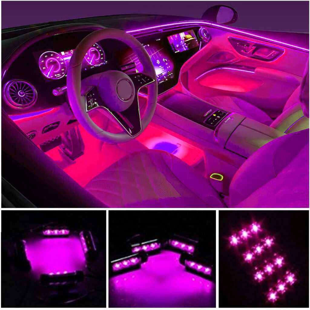 LED lights car