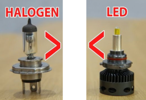 halogen & led