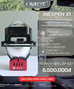 Bi led Square inexpen X1, san pham chinh hang thương hieu Owleye-1