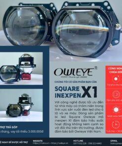 Bi led Square inexpen X1, san pham chinh hang thương hieu Owleye-5