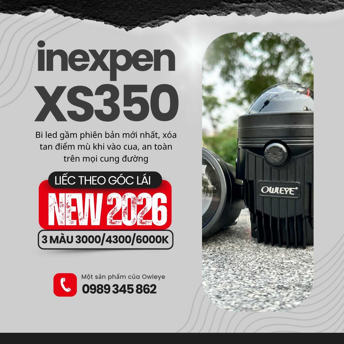 Owleye inexpen xs350 bi led gam liec - 1